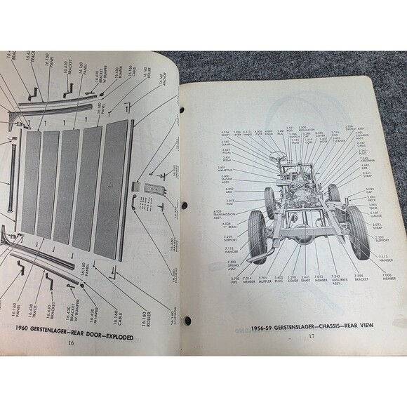 1960 Chevrolet Post Office Truck Service Parts Catalog GM Manual - Picture 6 of 7